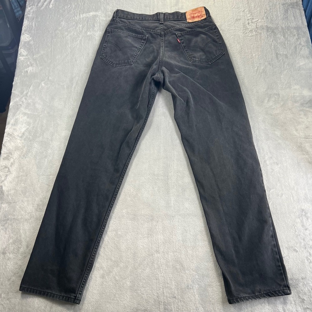 LEVI'S Vintage 550 Jeans Mens 34x34 Relaxed Fit Faded Black 2006 Y2K 00s Cotton